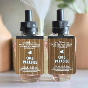 2 Coco Paradise Wallflower Refills by Bath and Body Works